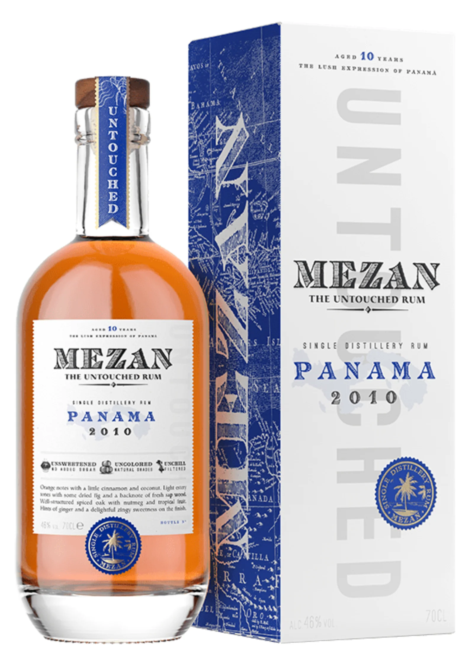 2010 Mezan 10-Year-Old Panama Rum, 46%