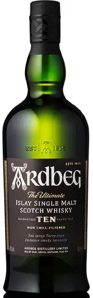 Ardbeg 10-Year-Old, Islay Single Malt Scotch Whisky, 46%