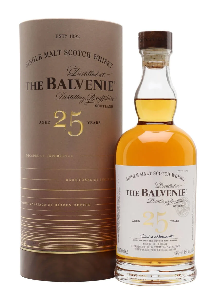 Balvenie 25-Year-Old Single Malt Scotch Whisky, 48%