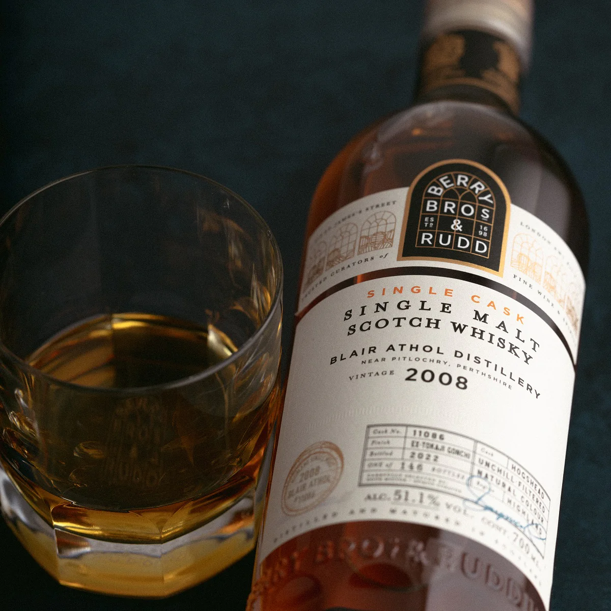 Berry Bros. & Rudd 2008 Blair Athol 14-Year-Old Tokaji Gonchi Cask, Highland Single Malt Whisky, 51.1% - Image 3