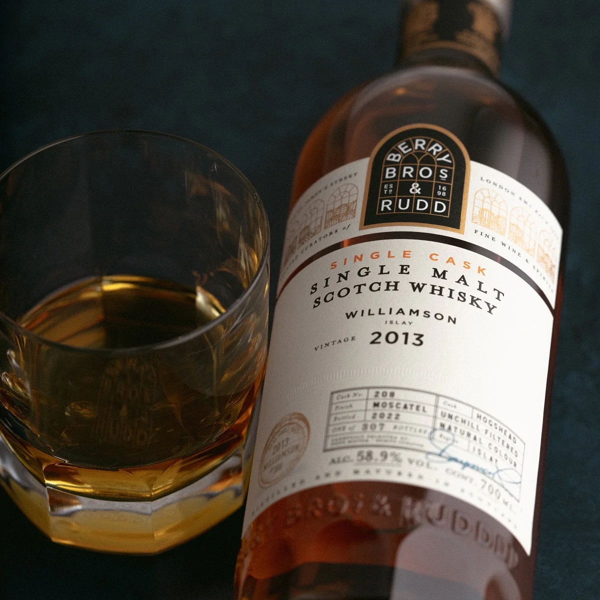 Berry Bros. & Rudd 2013 Williamson 9-Year-Old Moscatel Cask, Islay Single Malt Whisky, 57.9% - Image 3