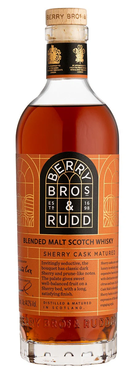 Berry Bros. & Rudd Classic Sherry, Blended Malt Scotch Whisky, 44.2%