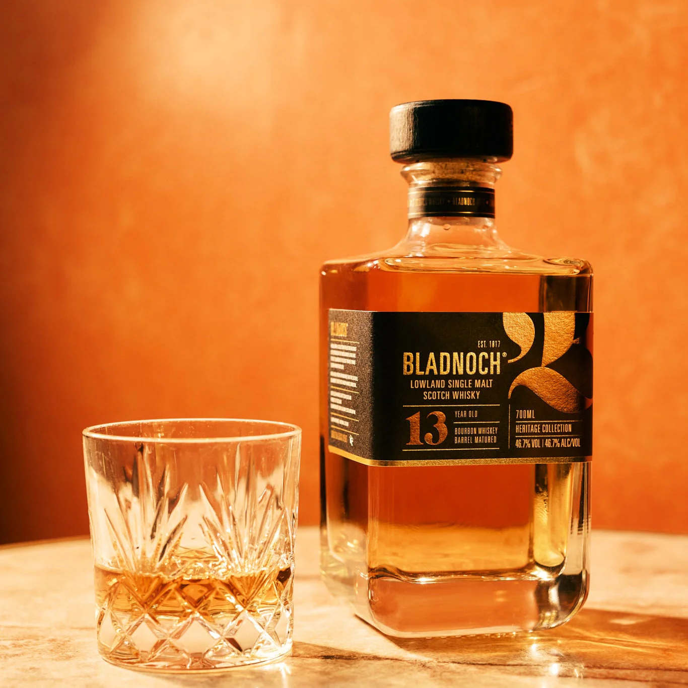 Bladnoch 13-Year-Old Lowland Single Malt Scotch Whisky, 47.0%