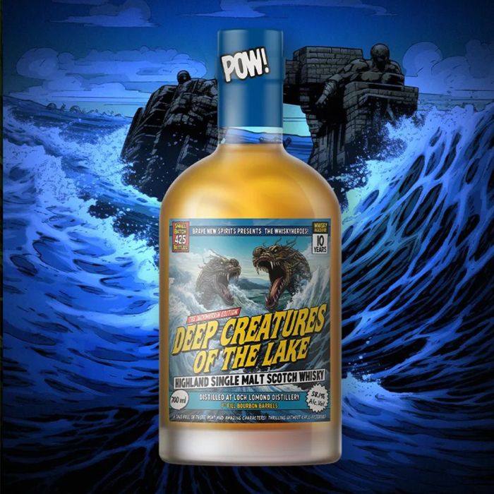 Brave New Spirits âWhiskyHeroesâ Deep Creatures of the Lake Inchmurrin 10-Year-Old, 58.1%