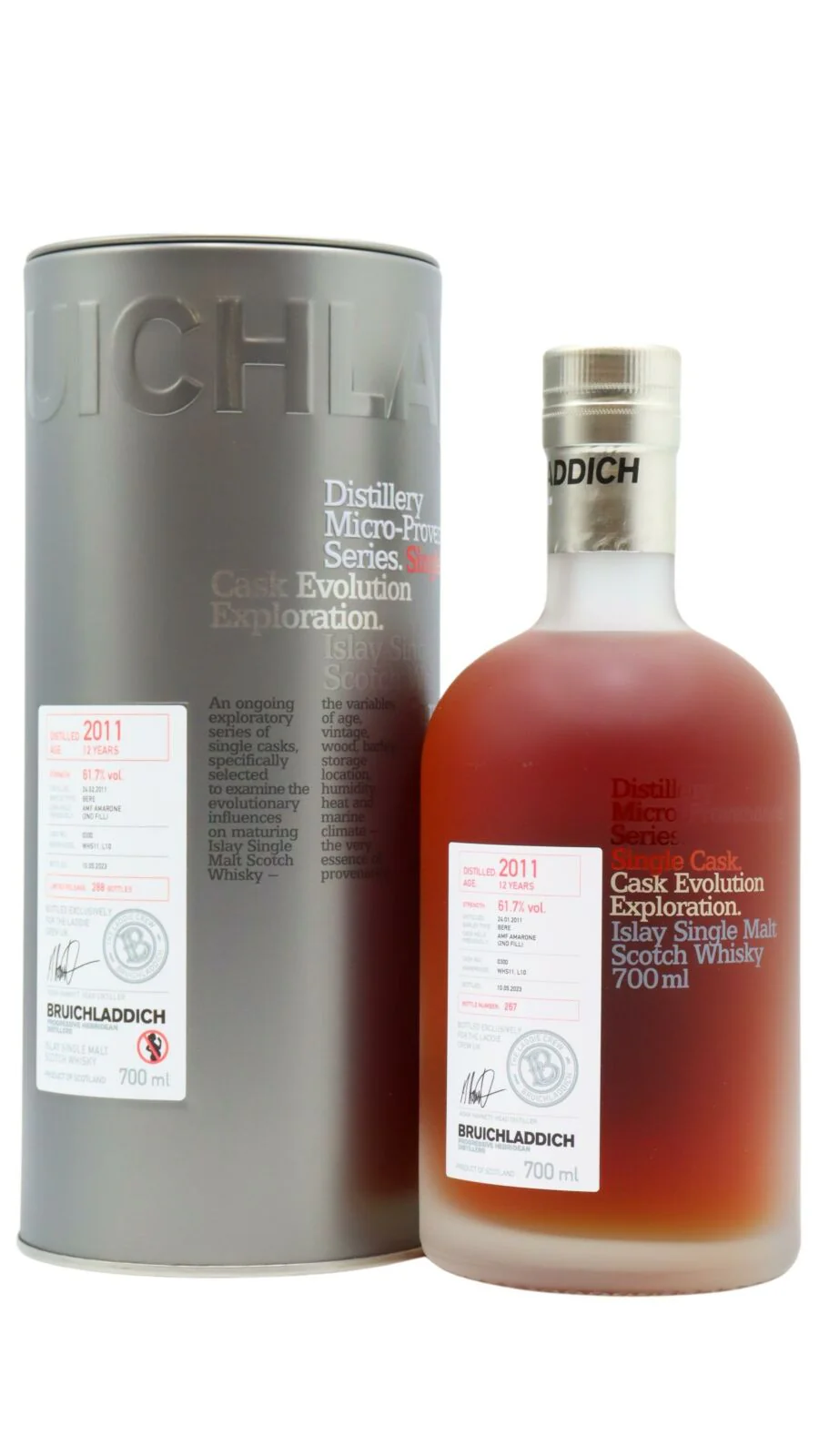 Bruichladdich 2011 Micro Provenance 12YO - Cask #0300 (61.7%)
