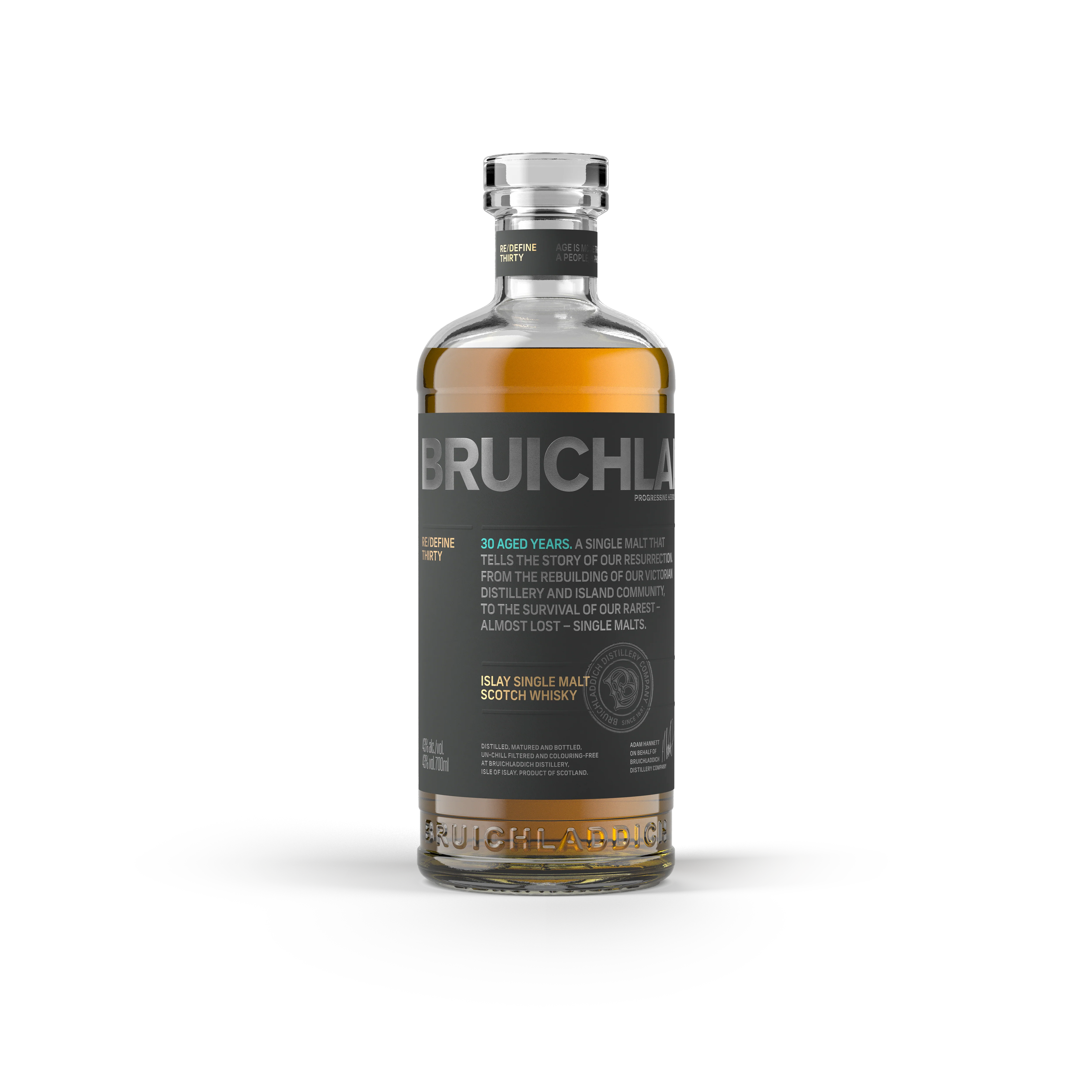 Bruichladdich 30-Year-Old Islay Single Malt Whisky, 43%