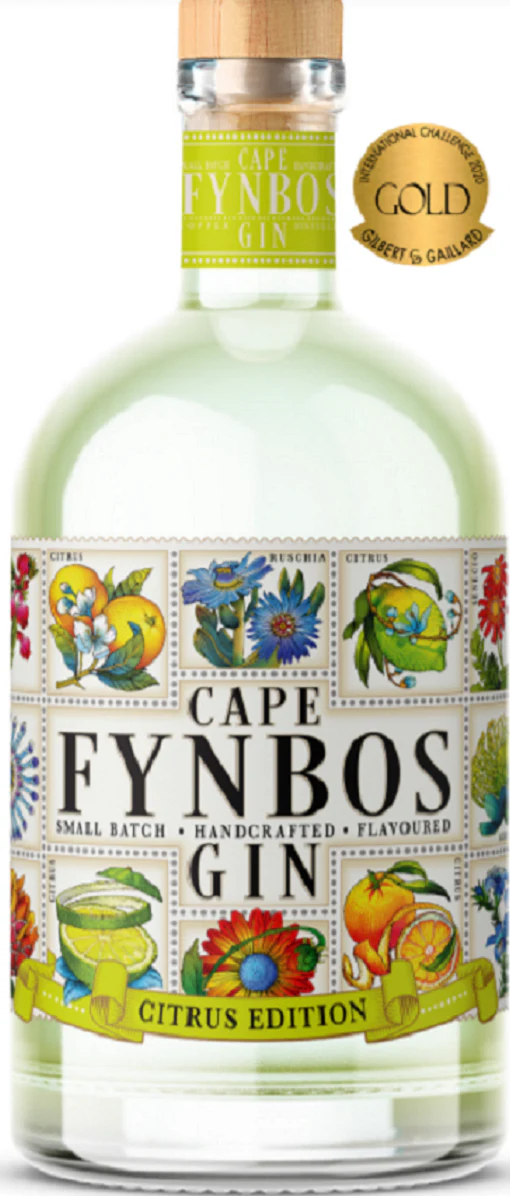 Cape Fynbos Citrus Gin, South Africa, 43%