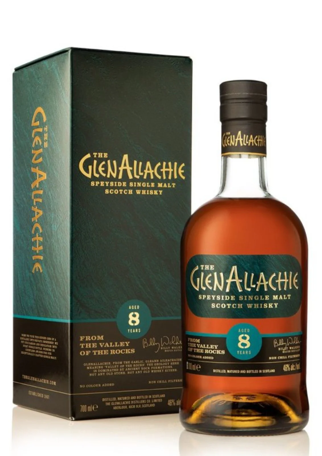 The GlenAllachie 8-Year-Old Speyside Single Malt Whisky, 46%