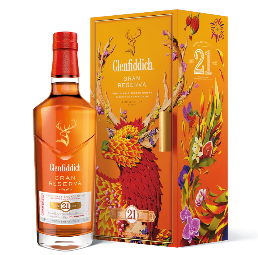 Glenfiddich 21-Year-Old Gran Reserva 2024 Lunar New Year Limited Edition, 40%