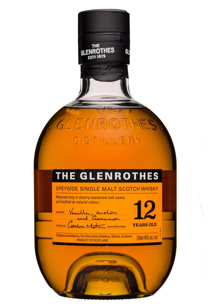 Glenrothes 12-Year-Old Speyside Single Malt Scotch Whisky, 40%
