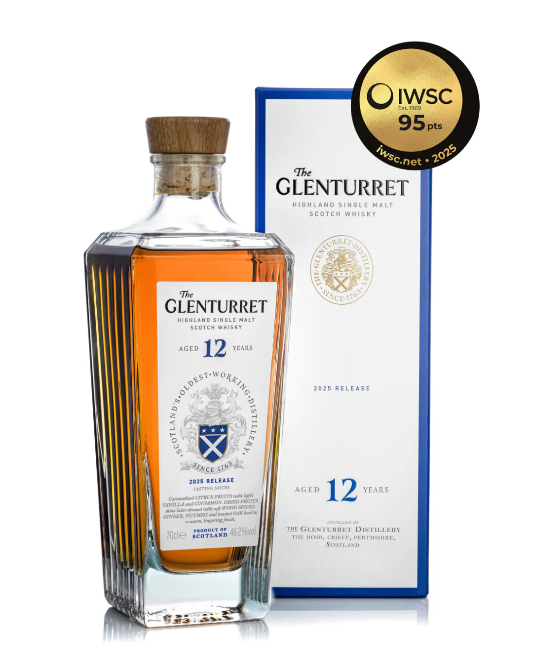 The Glenturret 12-Year-Old Single Malt Whisky (2025 Release), 46.2%