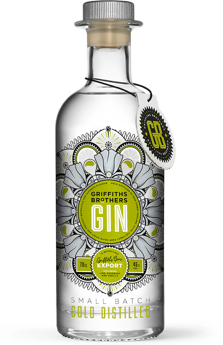 Griffiths Brothers Export Gin No.2, 43%