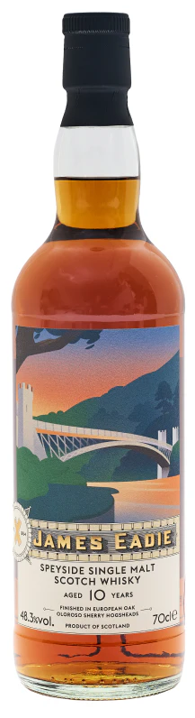 James Eadie 10 Year Old Dailuaine Speyside Single Malt Scotch Whisky, 48.3%