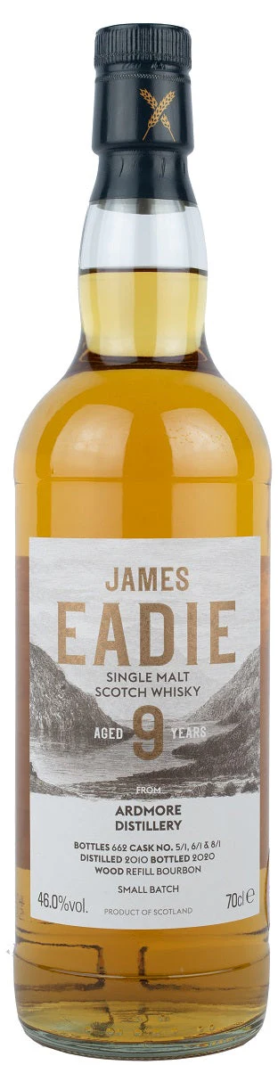 James Eadie Ardmore 9-Year-Old Single Malt Scotch Whisky, 46%