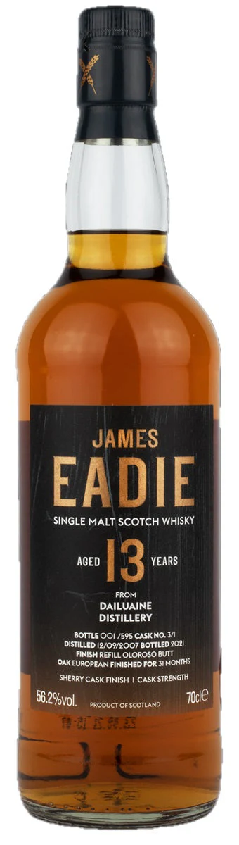 James Eadie Dailuaine 13-Year-Old, Oloroso Finish, Single Malt Scotch Whisky, 56.2%