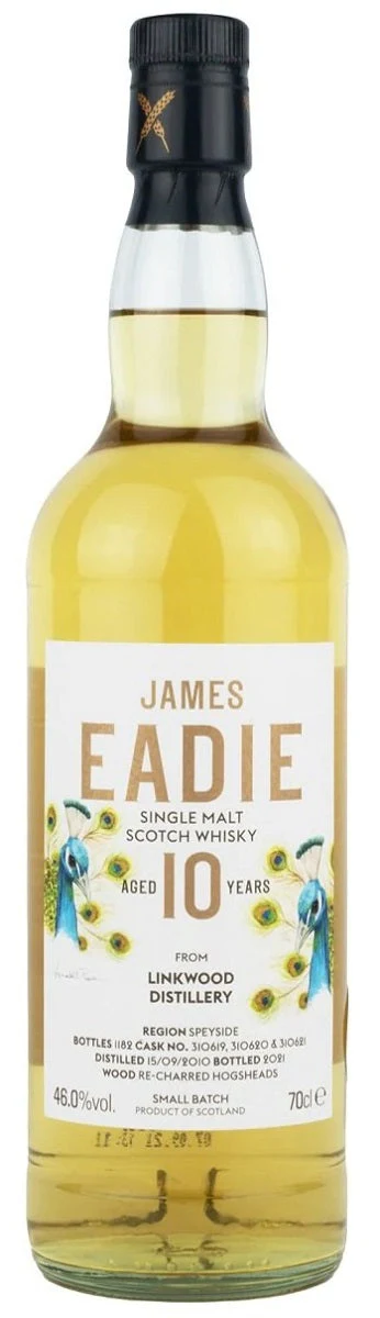 James Eadie Linkwood 10-Year-Old Single Malt Scotch Whisky, 46%