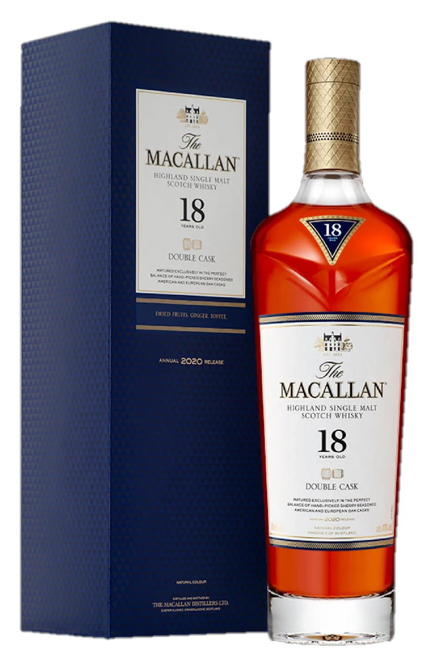 Macallan 18-Year-Old Double Cask, 2021, Single Malt Scotch Whisky, 43%