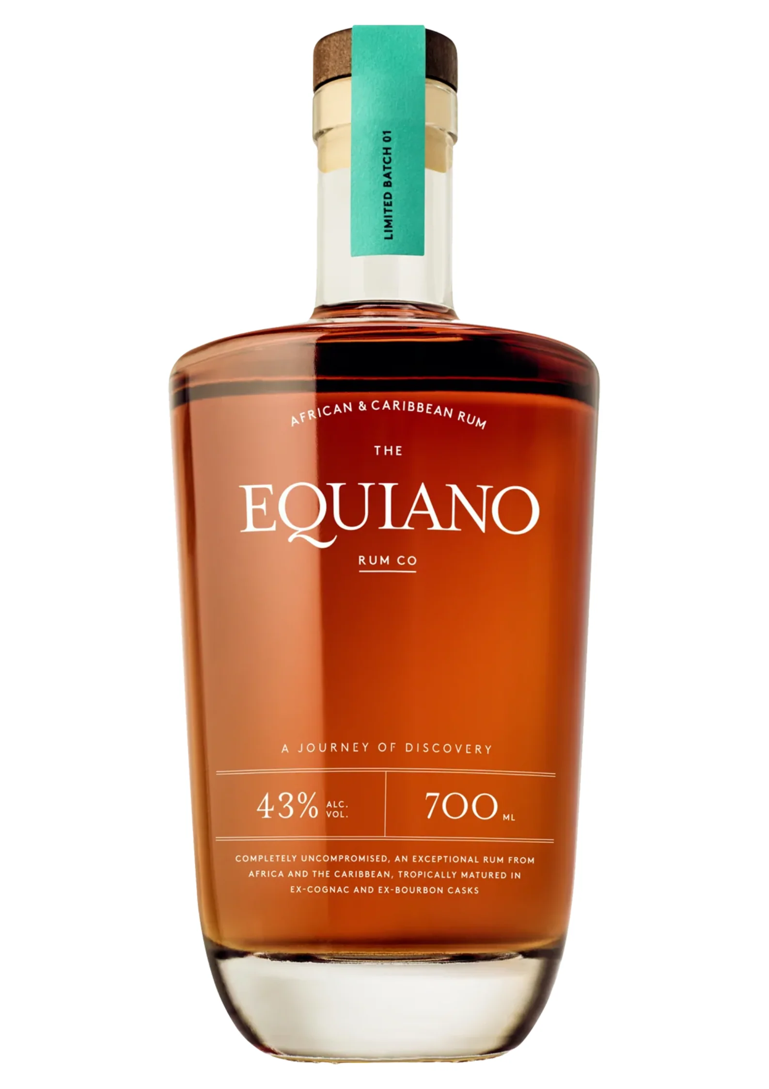 Equiano Afro-Caribbean Rum, 43%