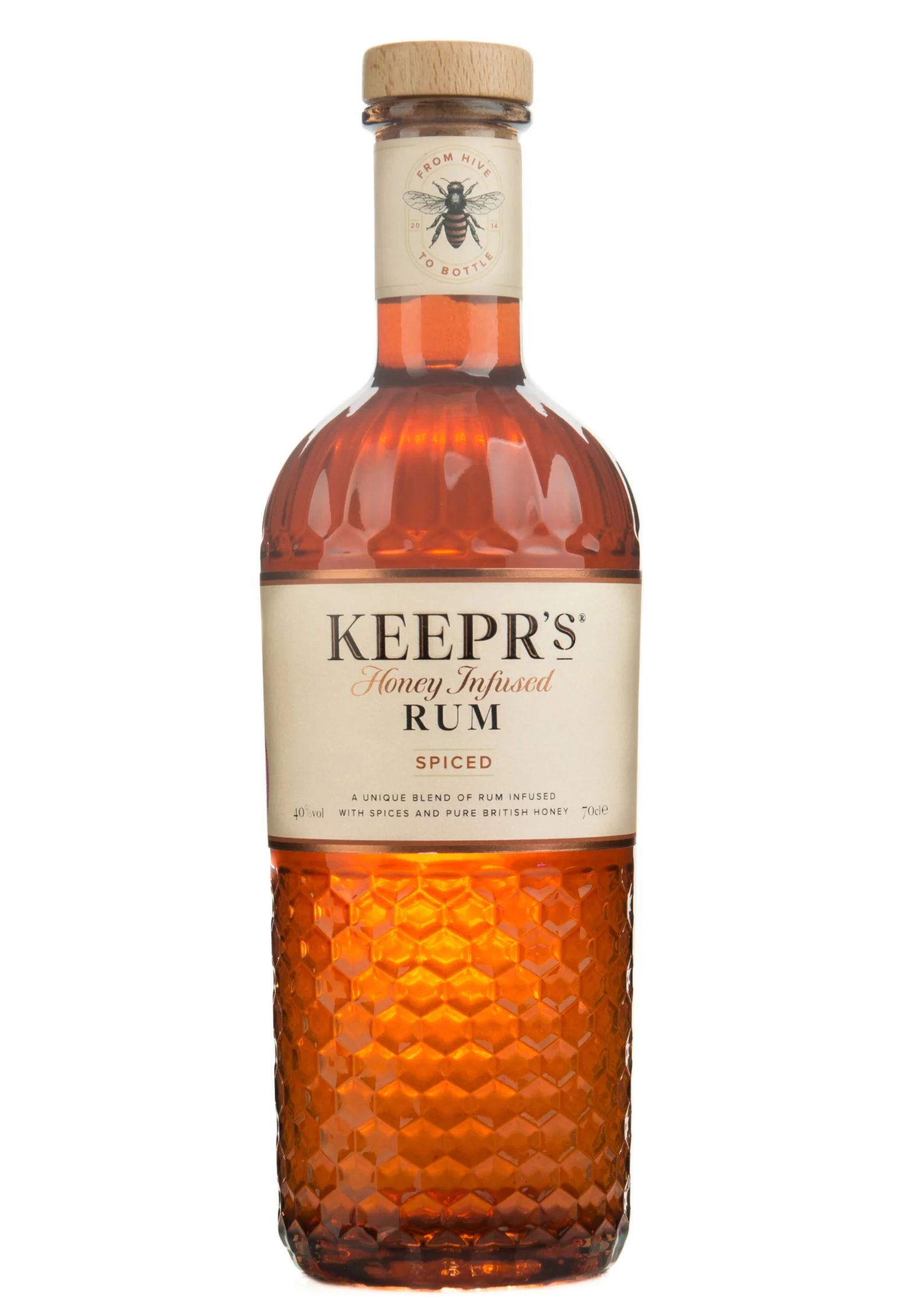 Keepr's Honey Infused Spiced Rum Mini 5cl, 40%