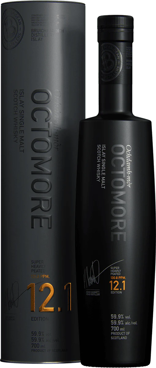 Octomore 12.1, Scottish Barley, Islay Single Malt Whisky, 59.9%