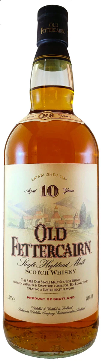 Old Fettercairn 10-Year-Old, Single Malt Scotch Whisky, Bot. 1990s, 1L, 40%