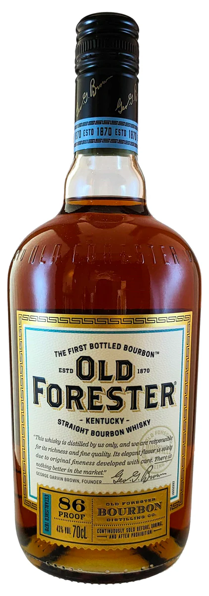 Old Forester 86 Proof Bourbon, 43%
