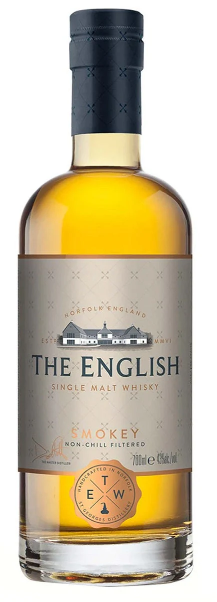 The English 'Smokey' Single Malt Whisky, 43%