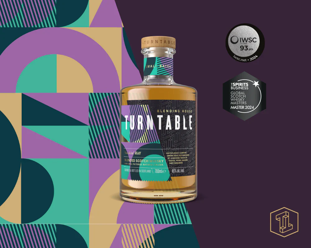 Turntable Smokin Riff - Blended Malt 46% ABV
