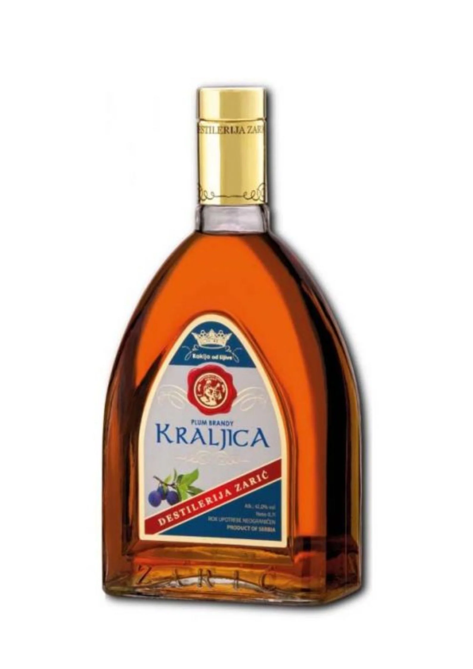 Zarić Kraljica Serbian Plum Rakija, 42%